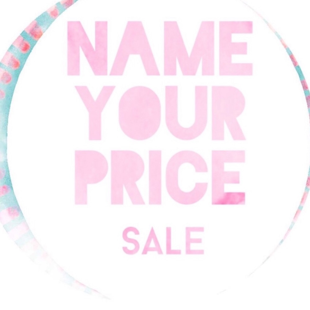 Name your price sale